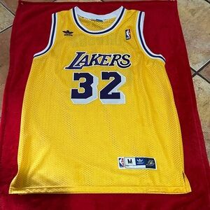 Adidas Yellow Lakers Jersey #32